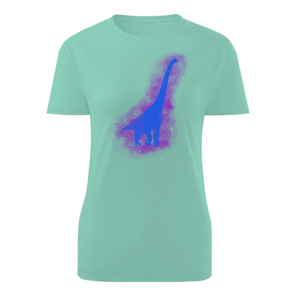Tričko s potiskem Brachiosaurus - žena