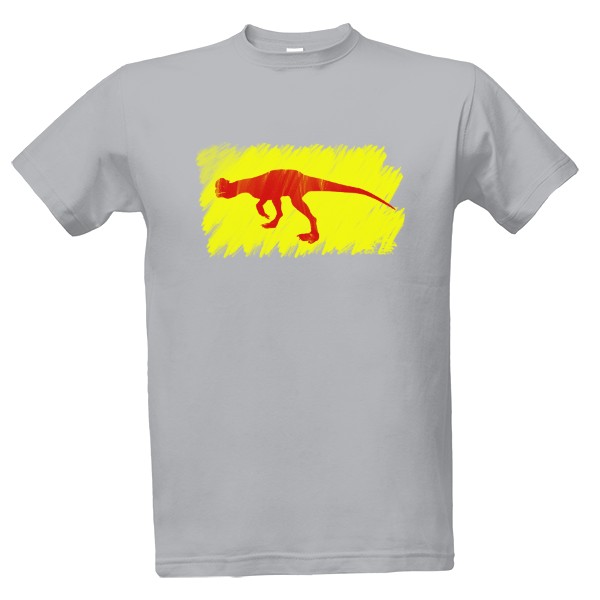 T-shirt Dilophosaurus - red
