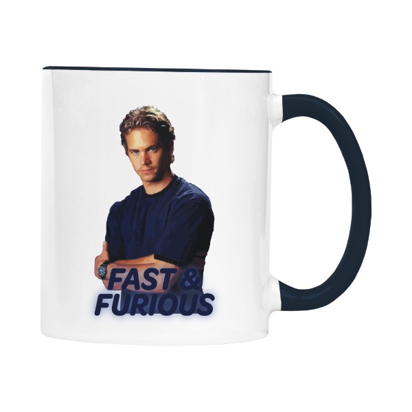Cup colourful Paul Walker - Fast and Furious