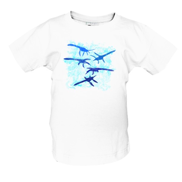 Tričko s potiskem Plesiosaurus - Kids