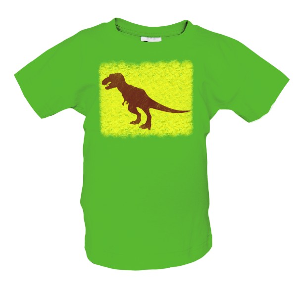 Tričko s potiskem Tyrannosaurus Rex - červený - Kids