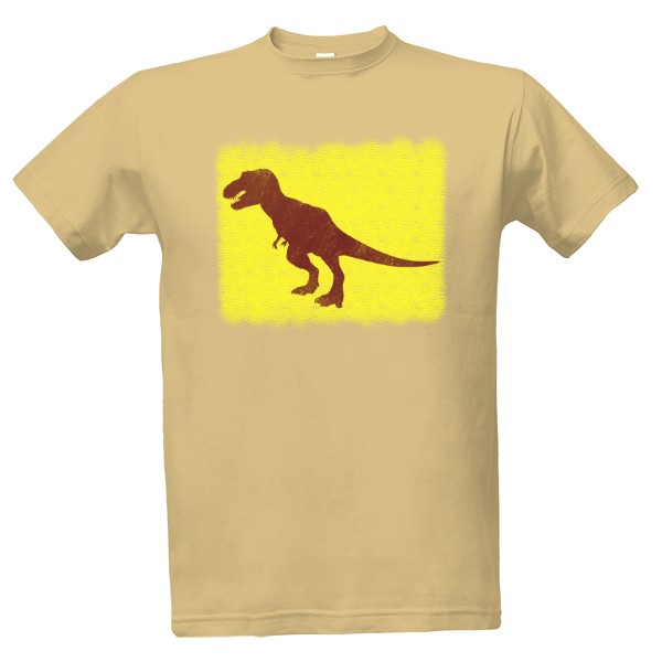 Tričko s potiskem Tyrannosaurus Rex - červený