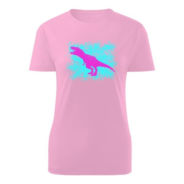T-shirt Tyrannosaurus Rex - pink - woman