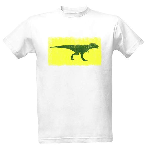Tričko s potiskem Tyrannosaurus Rex - zelený